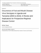 Occurrence of Foot-and-Mouth Disease Virus Serotypes in Uganda and ...